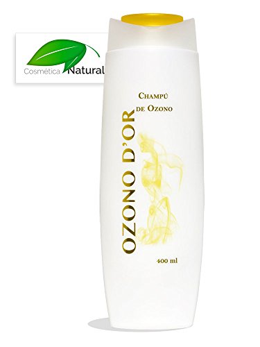 OZONO DOR. Champú Natural de Ozono 400 ml. Es Anticaspa y previene la alopecia, da más brillo y especial para cabello graso. Uso diario, da suavidad y flexibilidad