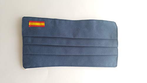 Pack 2 azul marino hombre bandera de España doble tela