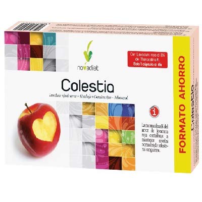 PACK 2 UDS. FORMATO AHORRO DE COLESTIA - 60 CÁPSULAS x 2 (TOTAL 120 CAPS) - NOVADIET - MANTEN TU COLESTEROL BAJO CONTROL - ENVÍO 24 HORAS CORREOS EXPRESS