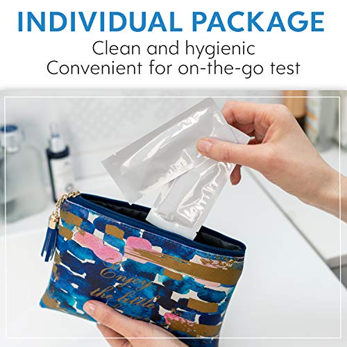 Pack de 50 Test de Embarazo HCG Sweety Fox - Test Embarazo deteccion Temprana con tiras reactivas orina de Embarazo - Resultados Rápidos y Fiables -25mlU/ml