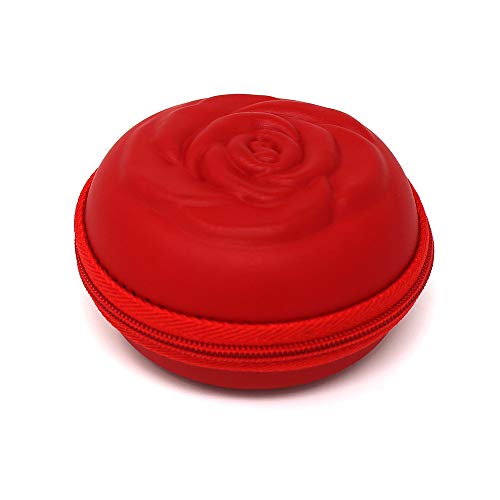 Pack Sileu Travel: Copa menstrual Rose - Modelo de iniciación - Talla S, Rojo, Flexibilidad Standard + Estuche de Flor Rojo + Esterilizador Plegable, Rojo