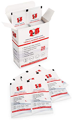 Packatape (20 Pack)Toallitas de Limpieza para Pantalla del Teléfono,Relojes,Gafas,Parabrisas,