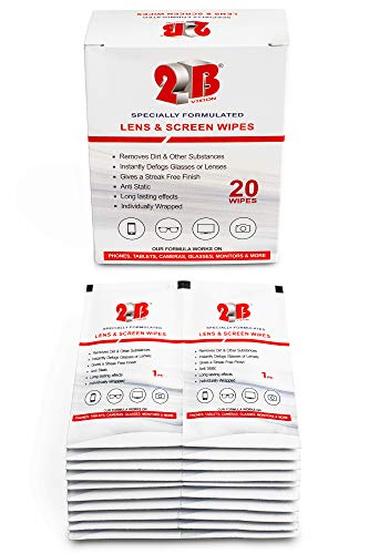 Packatape (20 Pack)Toallitas de Limpieza para Pantalla del Teléfono,Relojes,Gafas,Parabrisas,
