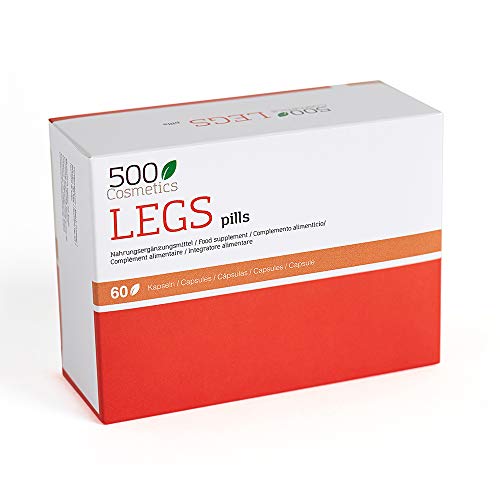 Packs 500Cosmetics Legs: Pastillas + Crema naturales para Prevenir y Aliviar las Varices - Mejora la Circulación Sanguínea y Reduce el Hinchazón