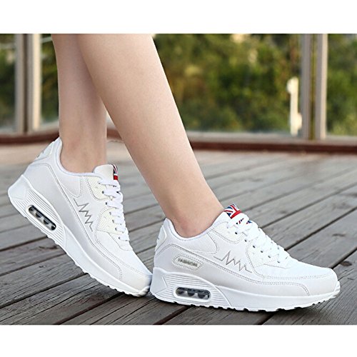 Padgene Zapatillas de Running con Aabsorción de Impactos para Chica Zapatos de Amortiguación de Aire Deportes Zapatos para Correr y Viaje