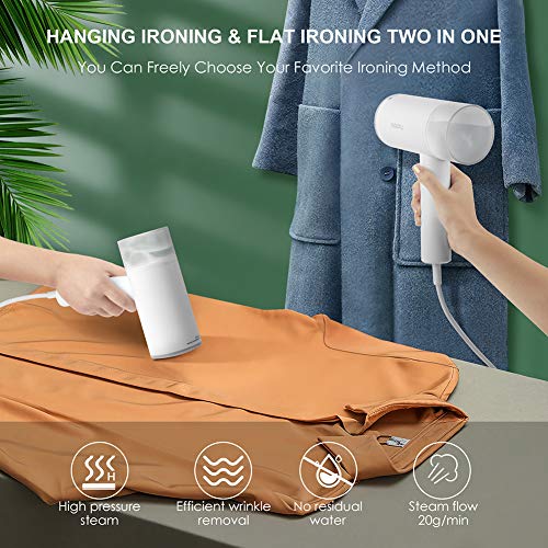 PAIPU Plancha Vertical Vapor Plancha Vapor Viaje 1200W, Depósito de 200mL, 20s Calentando Rápidamente, Plancha Vertical para Hogar y Viaje, La última Tecnología En 2020