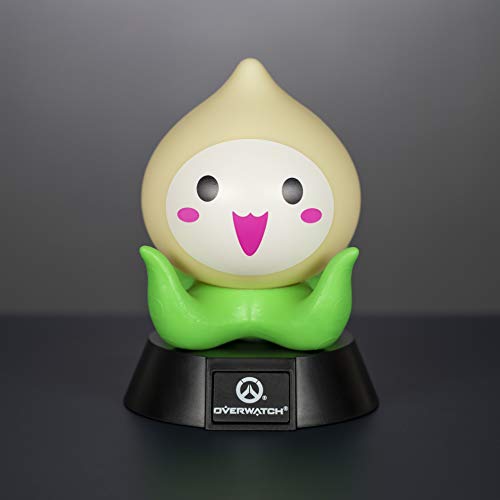 Paladone Overwatch Pachimari Icon Light | Lámpara coleccionable Lucio | Ideal para dormitorios de niños, oficina y hogar | Pop Culture Gaming Merchandise, Crema