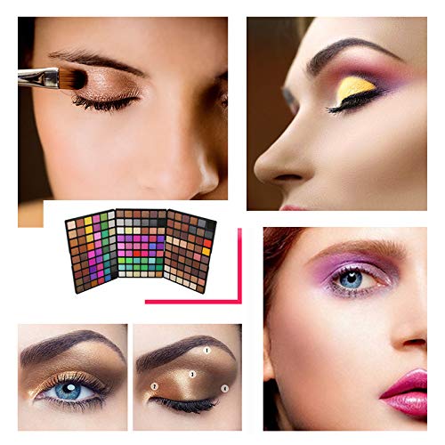 Paleta de Sombra de Ojos, TOFAR Maquillaje Caja Profesional para Maquillaje Accesorio cosmético de Belleza 162 Colores Mate Paleta de Colores Shimmer Set