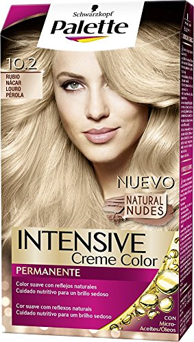 Palette Intense Cream Coloration Intensive Coloración del Cabello 10.2 Rubio Nácar