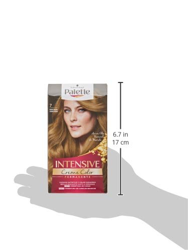 Palette Intense - Tono 7 Rubio Medio Toffee - Coloración Permanente - Schwarzkopf