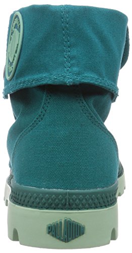 Palladium Duo Chrome Baggy - Botas Desert de Lona Unisex, Color Verde, Talla 36