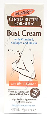 Palmer Manteca de Cacao Fórmula del pecho Crema con vitamina E, Colágeno y Elastina (con Bio C _ Elaste) 125 g