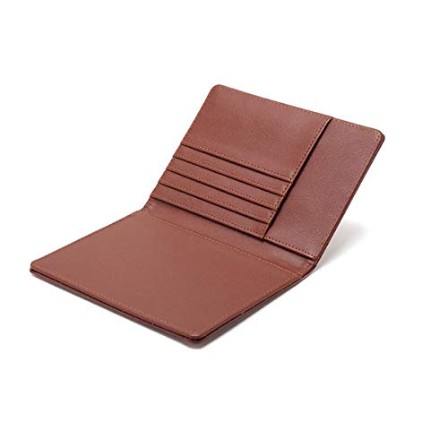 PALMFOX Funda de Cuero para Billetera, Pasaporte, Cubierta de Bloqueo RFID, Funda de Tarjeta de Cuero, Funda de Organizador de Documentos de Viaje, incluidos 7 Colores.
