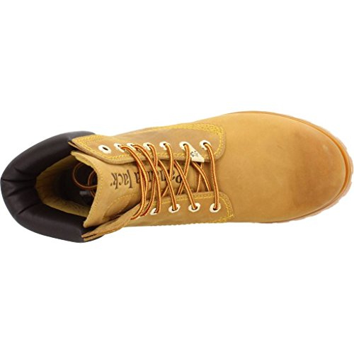 Panama Jack Panama 03 C1 - Náuticos de cuero hombre, color amarillo, talla 41