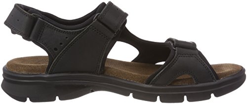 Panama Jack Salton Basics, Sandalias con Punta Abierta para Hombre, Negro (Negro C2), 42 EU