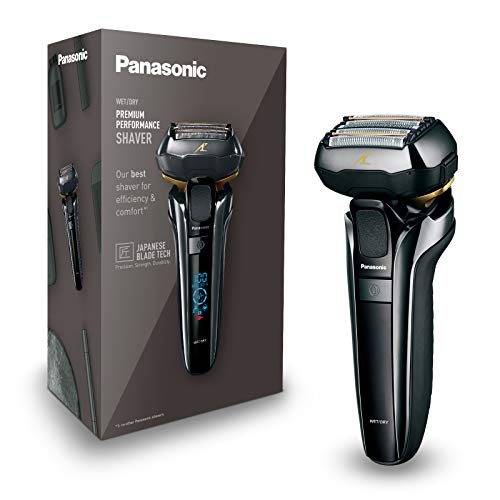 Panasonic ES-LV6Q-S803 Máquina de afeitar de láminas Negro, Acero inoxidable - Afeitadora (Máquina de afeitar de láminas, Negro, Acero inoxidable, Batería, Ión de litio, Integrado, 50 min)