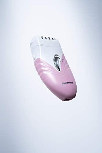 Panasonic ES-WS14-P503 - Depiladora Femenina Eléctrica Inalámbrica 2 en 1 (24 pinzas, 2 velocidades, Modo suave para pieles sensibles, Sin cable, 2 Accesorios incluidos, Compacta, Lavable), Blanco