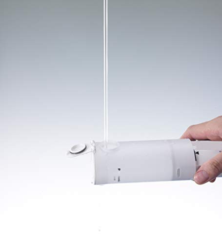 Panasonic EW-DJ40-W503 Irrigador Bucal Eléctrico Portátil de Viaje y Plegable (2 Modos, Recargable, Inalámbrico, Óptimo para Aparatos Dentales, 1500 Impulsos/Min, Ligero)- Color Plata/Blanco