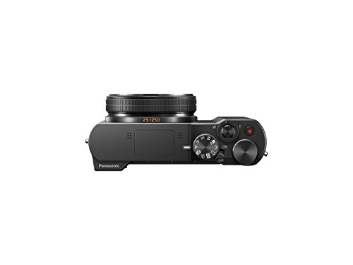 Panasonic Lumix DMC-TZ100EG-K - Cámara Compacta Premium de 21.1 MP (Sensor de 1", Objetivo F2.8-F5.9 de 25-250mm, Zoom de 10X, 4K, WiFi, Bluetooth, Raw), Color Negro
