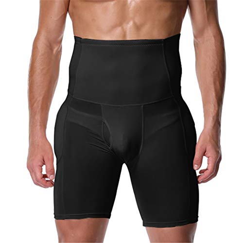 Pandodut Entrenador de Cintura Entrenadores Carpeta Abdominal para Hombre Fajas Adelgazantes Modelado Correa Faja Abdominal Black 6XL