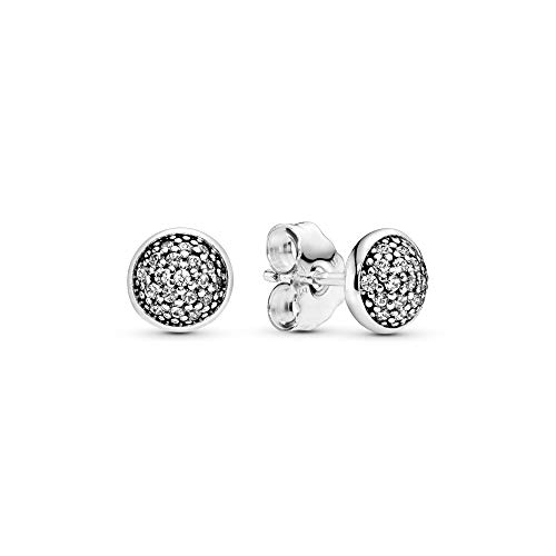 Pandora 290726CZ – Pendientes de mujer de plata de ley 925, circonita blanca