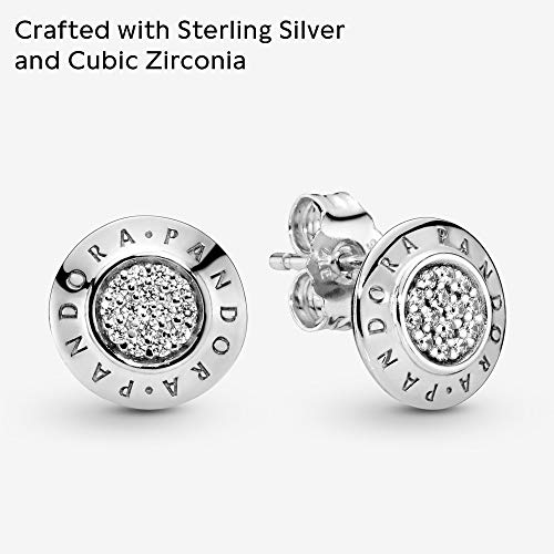 Pandora Pendientes de botón Mujer plata - 290559CZ