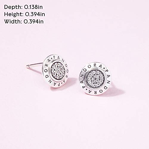 Pandora Pendientes de botón Mujer plata - 290559CZ