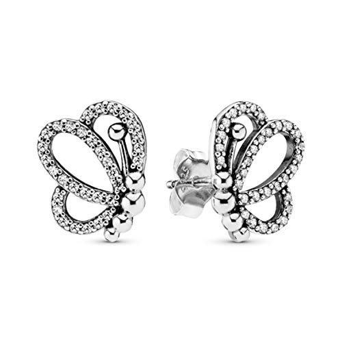 Pandora Pendientes de botón Mujer plata - 297912CZ