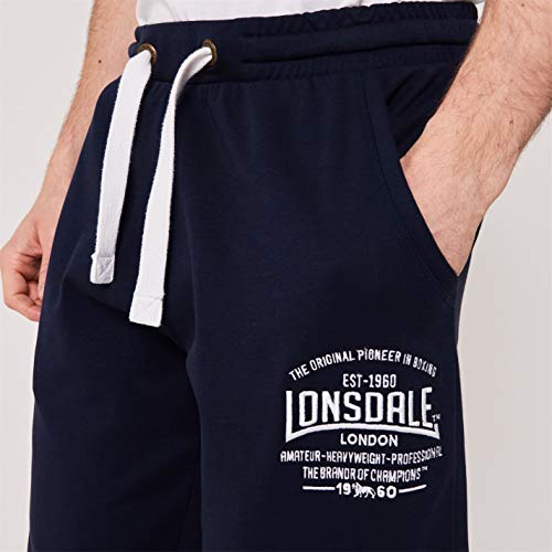 Pantalones de chándal para hombre, de la marca Lonsdale, Charcoal M, XS