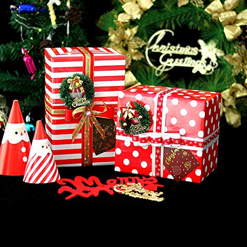 Papel Para Envolver Regalos, Joeyer 6 Hojas Envoltura Colorido (Doblados) Para Cumpleaños, Día De Fiesta, Boda, Baby Shower