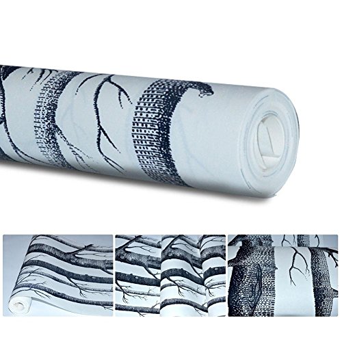 Papel Pintado del árbol de Abedul Decoración Moderna Rollo de Papel de Pared Bosque Fondos de Madera Pared de Fondo de TV Chico Chica