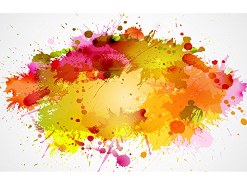 Papel Pintado Fotográfico Color Splash – En Diferentes Tamaños – Papel pintado o a elegir), sin PVC, olores, contaminante en látex sin disolvente), diseño de fotografía de impresión de Trend paredes, papel pintado texturizado Premium, 350x225cm