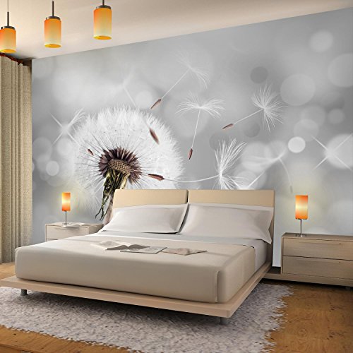 Papel Pintado Fotográfico Diente de león 352 x 250 cm Tipo Fleece no-trenzado Salón Dormitorio Despacho Pasillo Decoración murales decoración de paredes moderna - 100% FABRICADO EN ALEMANIA - 9155011a