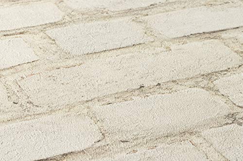 Papel pintado tnt ladrillo Papel imitacion piedra Papel imitacion ladrillo gris rojo blanco 374141 37414-1 A.S. Création Neue Bude 2.0 Edition 2 | gris/rojo/blanco | Muestra (21 x 29,7 cm)