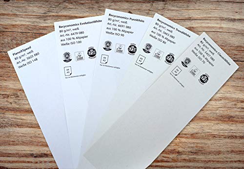 Papyrus 88031811 A4 (210×297 mm) Blanco - Papel (A4 (210x297 mm), Impresión láser/inyección de tinta, Blanco, 80 g/m², 500 hojas)