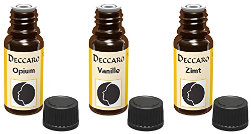 Paquete de beneficios de aroma de aceite DECCARO"Horas mágicas", 3x 10 ml
