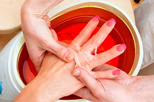 Parafina de Melocotón 1000ml X 3 Unidades + 30 Bolsas para Tratamiento de Hidratacion Manos y Pies Uso Profesional