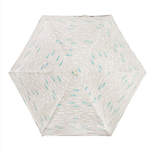 Paraguas plegable parasol de viaje manual para niñas, parasol portátil, antiUV, impermeable, antivuelco