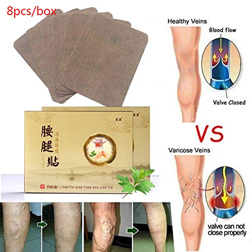 Parche Curación Venas Varicosas, Flebitis Alivio La Medicina Herbaria China Natural, Yeso Para El Tratamiento Varices Las Venas, Flebitis Alivio Para Las Piernas Hombro La Cintura Del Cuello (3BOX)