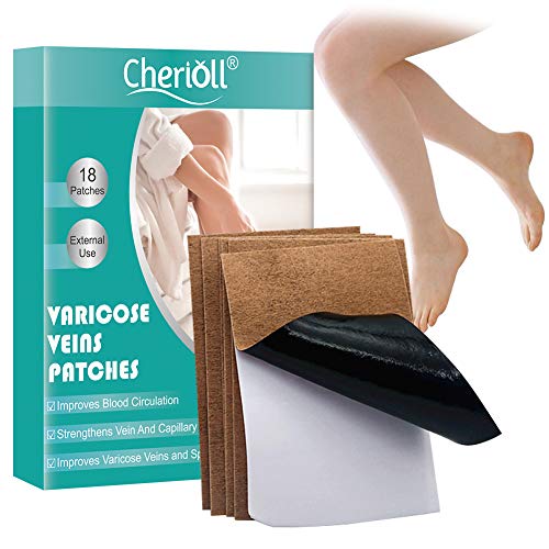 Parche de venas varicosas, tratamiento de venas varicosas, parche de curación de venas para arañas, edema, dolor nervioso, dolor de piernas, parches herbarios naturales