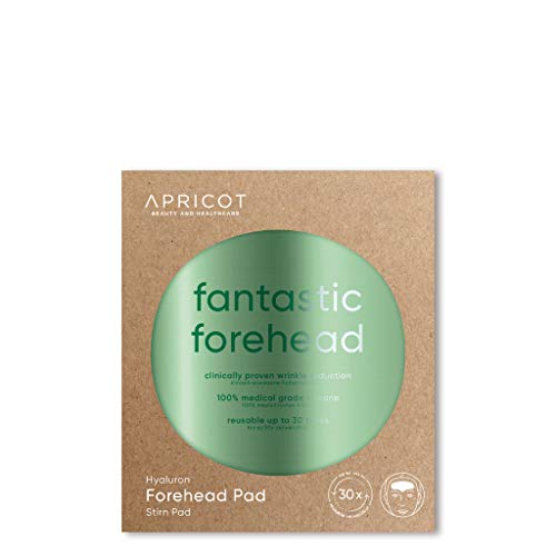 Parche para frente APRICOT CON ÁCIDO HIALURÓNICO - 30 usos - ORIGINAL de Alemania - ¡Parche antiedad de silicona para suavizar las arrugas de la frente con eficacia clínicamente testada!