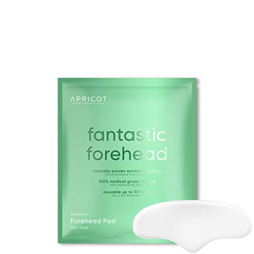 Parche para frente APRICOT CON ÁCIDO HIALURÓNICO - 30 usos - ORIGINAL de Alemania - ¡Parche antiedad de silicona para suavizar las arrugas de la frente con eficacia clínicamente testada!
