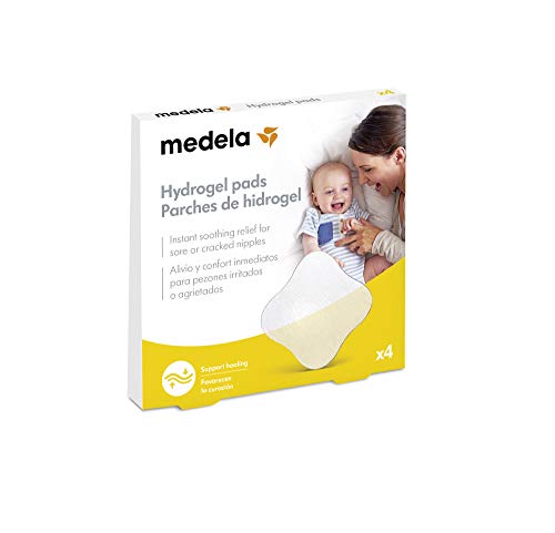 Parches de hidrogel Medela para pezones, Paquete de 4