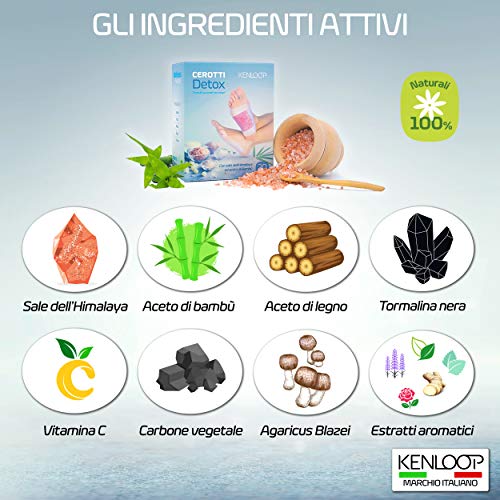 Parches Detox Para Pies Con Sal Del Himalaya, Nueva Fórmula Con Vinagre De Bambú, Eliminar Toxinas, Ingredientes 100% Naturales, Perfumados, Aroma, Parches Desintoxicantes, Parches Adelgazantes