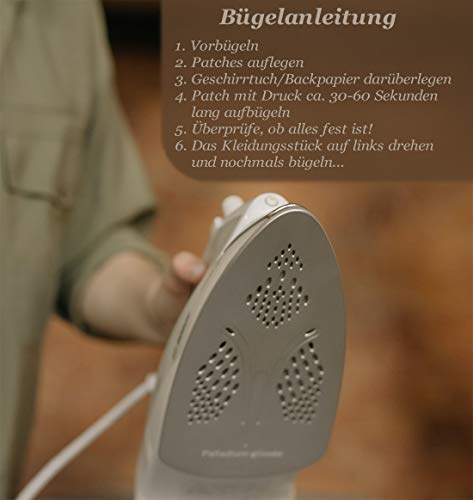 Parches - Mickey Mouse Disney cómico niños - negro - 6,5x6,5cm - termoadhesivos bordados aplique para ropa