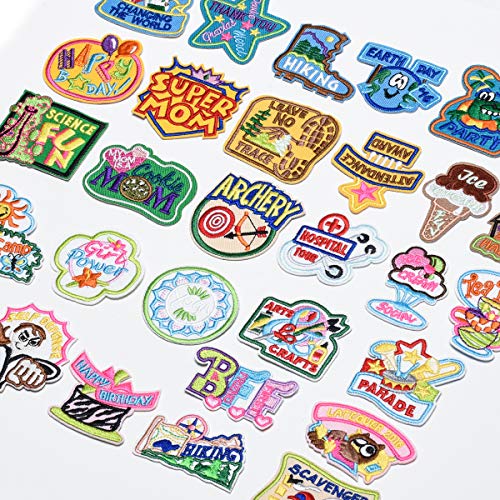 Parches para planchar/Patch Sticker, aplicado para la camiseta jeans Ropa Chaqueta Mochila Bolso y zapato， dibujos animados de animales y plantas 30PCS