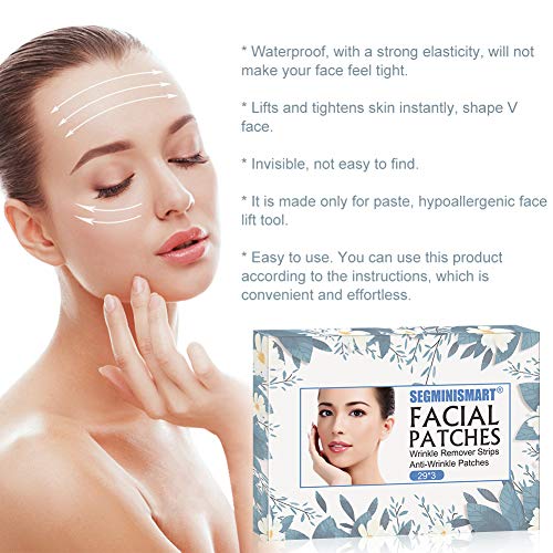 Parches Planos,Parches Faciales Antiarrugas,Antiarrugas, Para eliminar las arrugas faciales