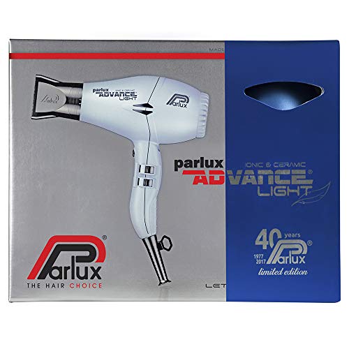 Parlux Advance Light - Secador de pelo ionico, Azul