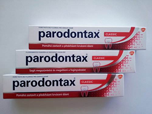 Parodontax Pasta de dientes Herbal Sin fluoruro - 3 Pack