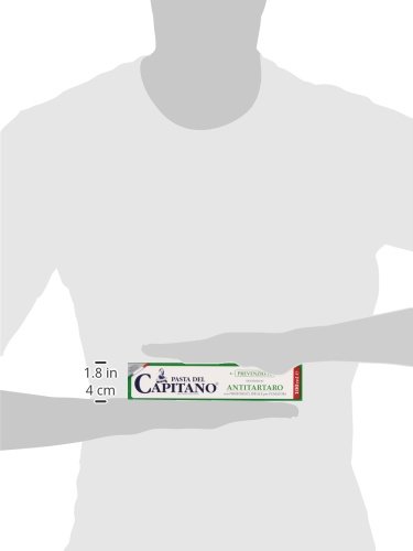 Pasta del capitano - Capitán de pasta - pasta de dientes pasta de dientes antisarro con pirofosfatos, ideal para los fumadores - 100 ml